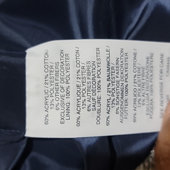 J.Crew White Multicolor Tweed Fringe  3/4 Sleeve Midi Dress Sz 8P - Picture 8 of 8